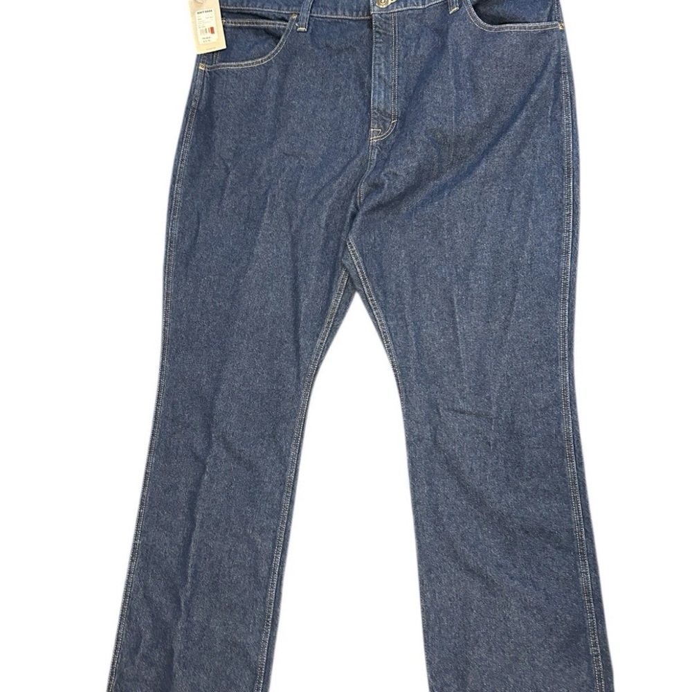 Blue Ranchwear Jeans 46x32 Slim Straight Dark Wash Denim Boot Barn New NWT